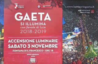 Gaeta si illumina con 