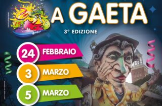 Carnevale a Gaeta 2019: sfilate di carri allegorici e spettacoli. III EDIZIONE: domenica 24 febbraio, domenica 3 marzo e martedì 5 marzo!!