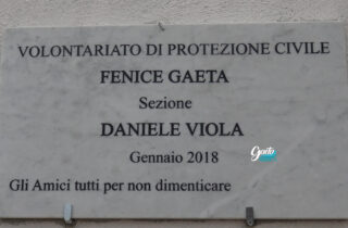 “Una targa per DANIELE” commovente cerimonia oggi presso la sede della Protezione Civile “FENICE” di Gaeta