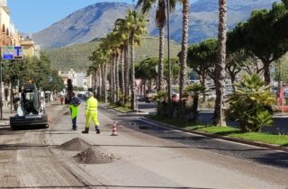 Rifacimento del Lungomare Caboto, prosegue la riqualificazione del manto stradale